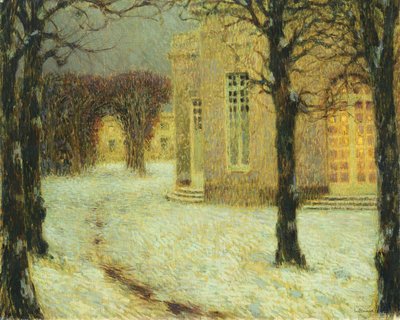 The Pavilion at Versailles, 1912 by Henri Eugene Augustin Le Sidaner